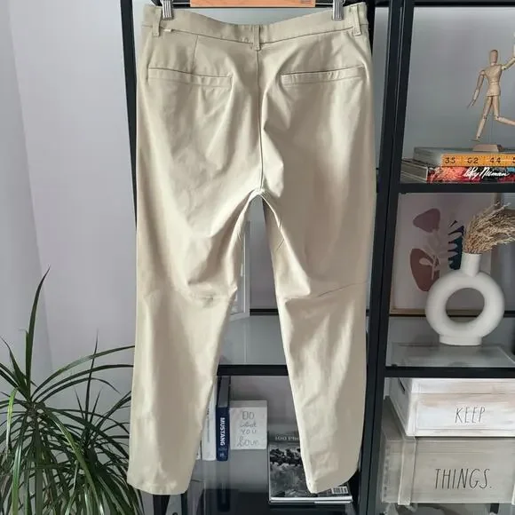 Lululemon Commission Tofino Sand Tan Khaki Chino Slim Leg Pants Men’s Size 32